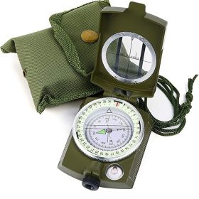 Military Survival Tactical Backpacking Waterproof Compass