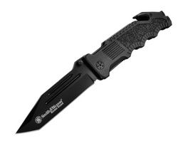 S&W Border Guard 2 Tanto Blade - Black