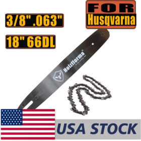 Holzfforma® 18' Guide Bar & Saw Chain Combo 3/8' .063' 66DL Compatible With Stihl Chainsaw MS361 MS362 MS380 MS390 MS440 MS441 MS460 MS461 MS660 MS661