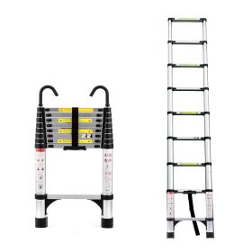 8.5FT Telescopic Ladder with Hooks