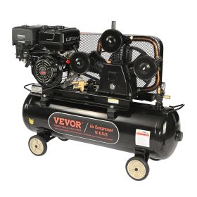 15HP Gas Powered Air Compressor, 30 Gallon Horizontal Air Compressor Tank