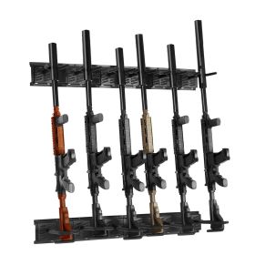 VEVOR Gun Rack - Indoor Gun Rack Wall Mount, 6-Slot Vertical Rifle, Shotgun Rack