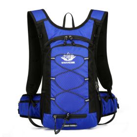 Hydration Pack Backpack For Running Outdoors Bag Separate 2L (Color: Blue)