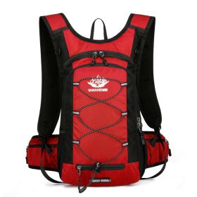 Hydration Pack Backpack For Running Outdoors Bag Separate 2L (Color: Red)