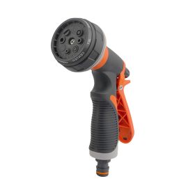 Garden Hose Spray Nozzle for Watering Garden Cleaning Car Wash (Type: Hand Tools, Color: Orange)