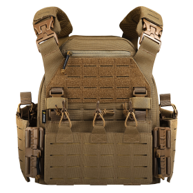 Quick Release Airsoft Weighted Military Breathable Vests ( Highly Customizable) (Color: Tan)