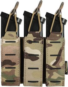 Pistol Mag Pouchs (Color: Multicam, size: Triple)