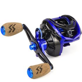 Sougayilang Baitcasting Reel 9+1BB Magnetic Brake System 8KG Max Drag Super Light Fishing Reel for Saltwater Freshwater Fishing (Use Mode: Left Hand, Color: Deep Blue)