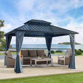 Luxembourg Gazebo (Powder Coated) (size: 12*12FT)