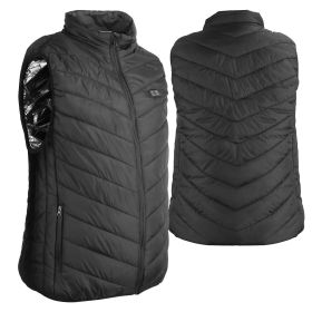 Heated Vest Electric USB Jacket Men Women Heating Coat Thermal Body Warmer Wear with 3 Temperature Levels (size: M)