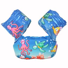 Baby Swim Rings Foam Cartoon Baby Arm Ring Buoyancy Vest Garment Of Floating Kids Safety Life Vest Children's Swim LifeJackets (Color: C)