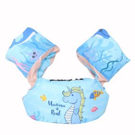 Baby Swim Rings Foam Cartoon Baby Arm Ring Buoyancy Vest Garment Of Floating Kids Safety Life Vest Children's Swim LifeJackets (Color: B)