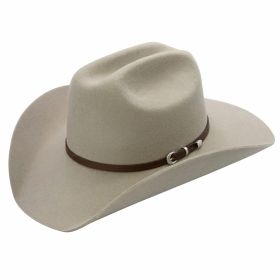 Oliver Wool Felt Band Buckle Western Drifter Hat (Color: light green)