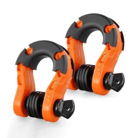 Heavy Duty Off Road Vehicle D-Ring Recovery Shackle for Jeep Truck (Type: Towing Accessories, Color: Orange)