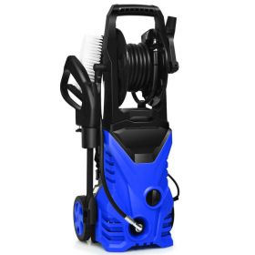 2030PSI 1800W Electric High Pressure Washer with Hose Reel (Color: Blue)